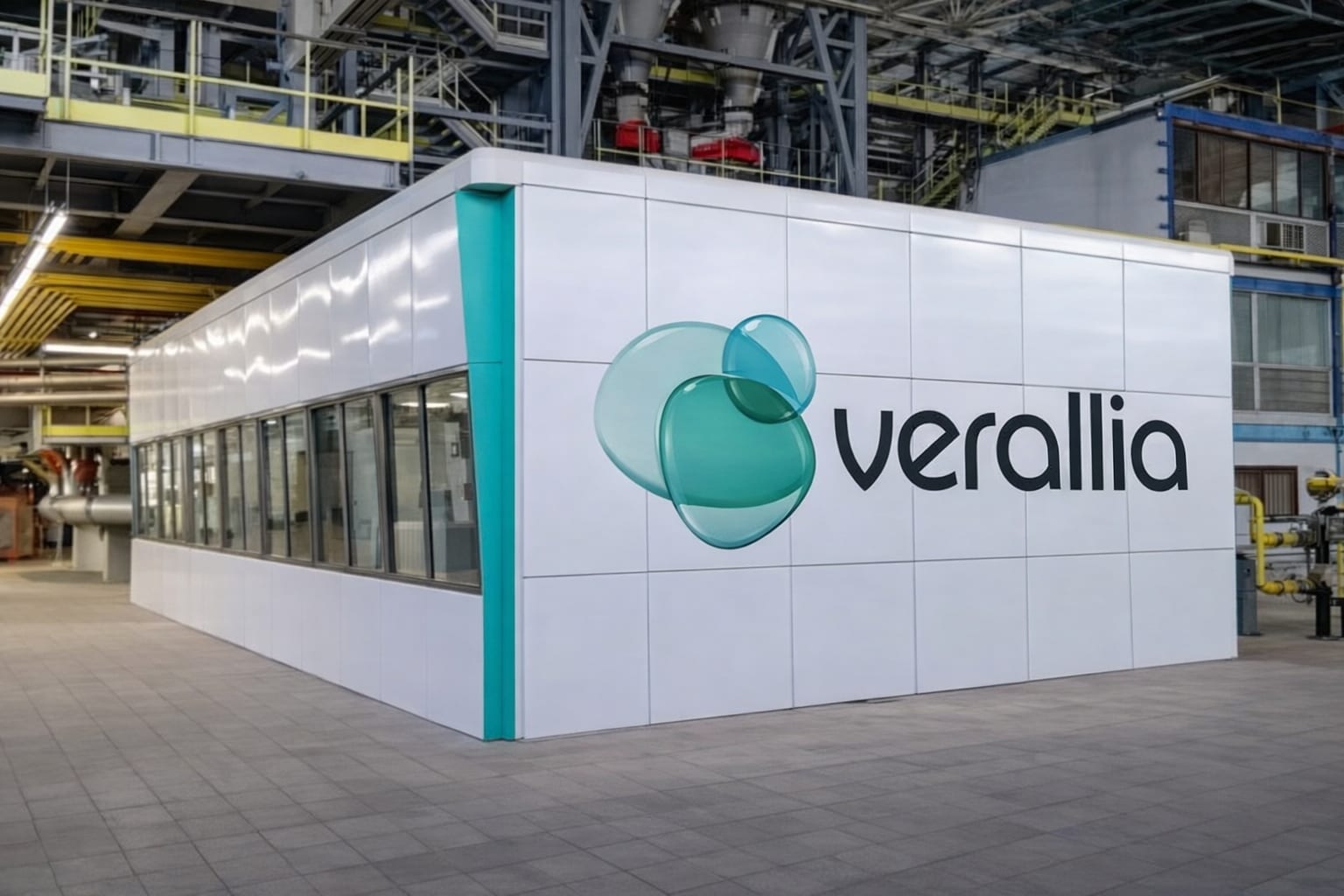 Cabinas acústicas de alto rendimiento en fábrica de vidrio