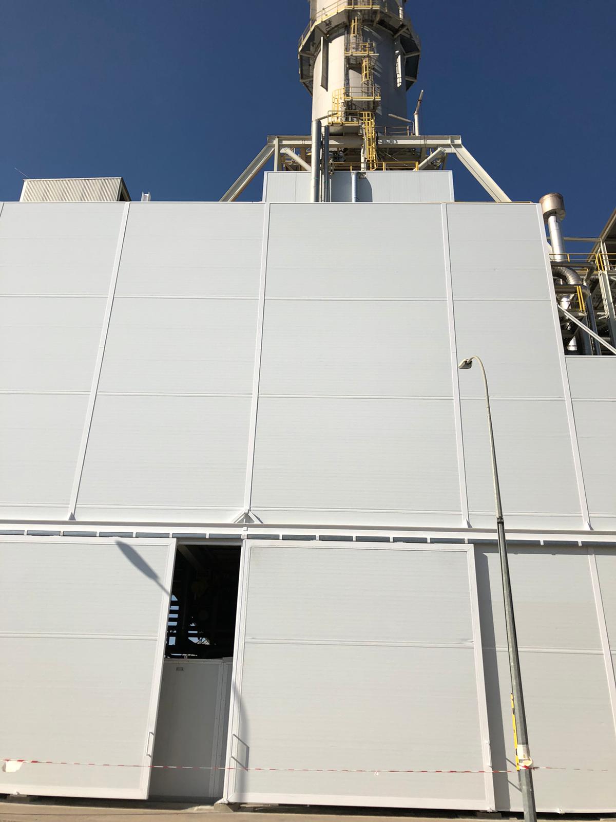 Paneles acústicos vista frontal