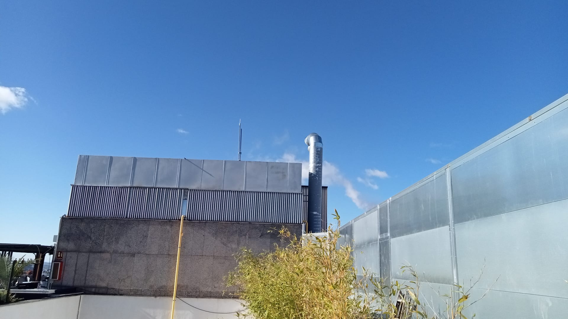 Vista general de la cubierta técnica