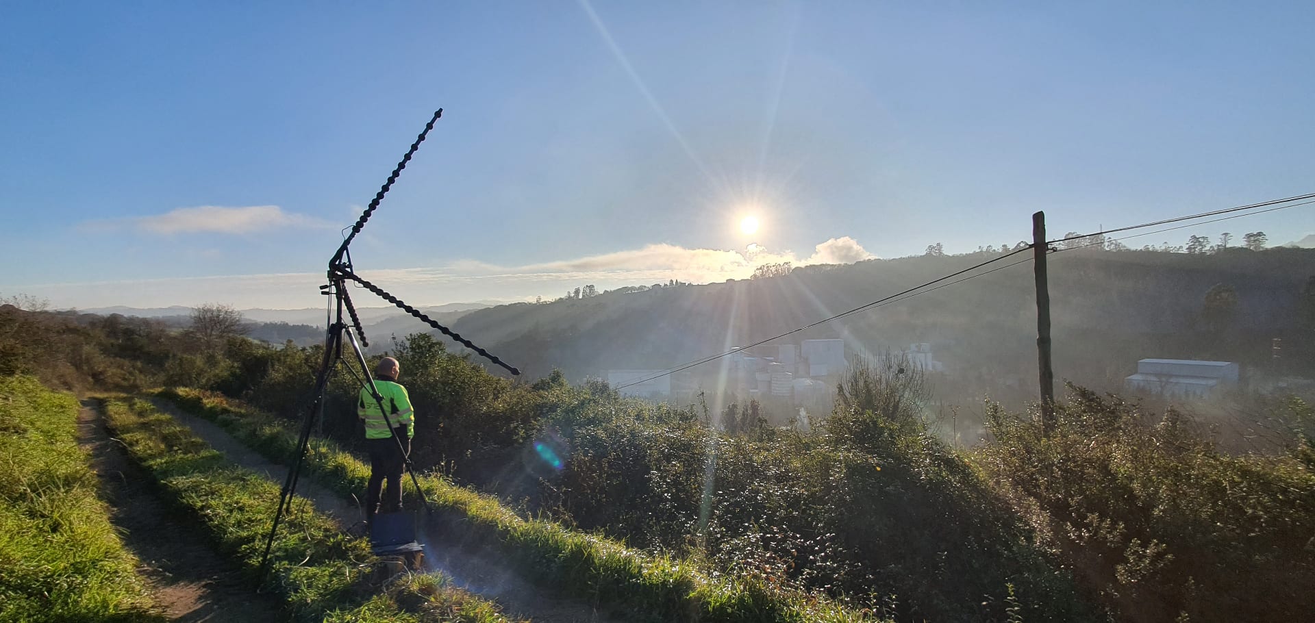 Medición de ruido a larga distancia: evaluación a más de 2 kilómetros